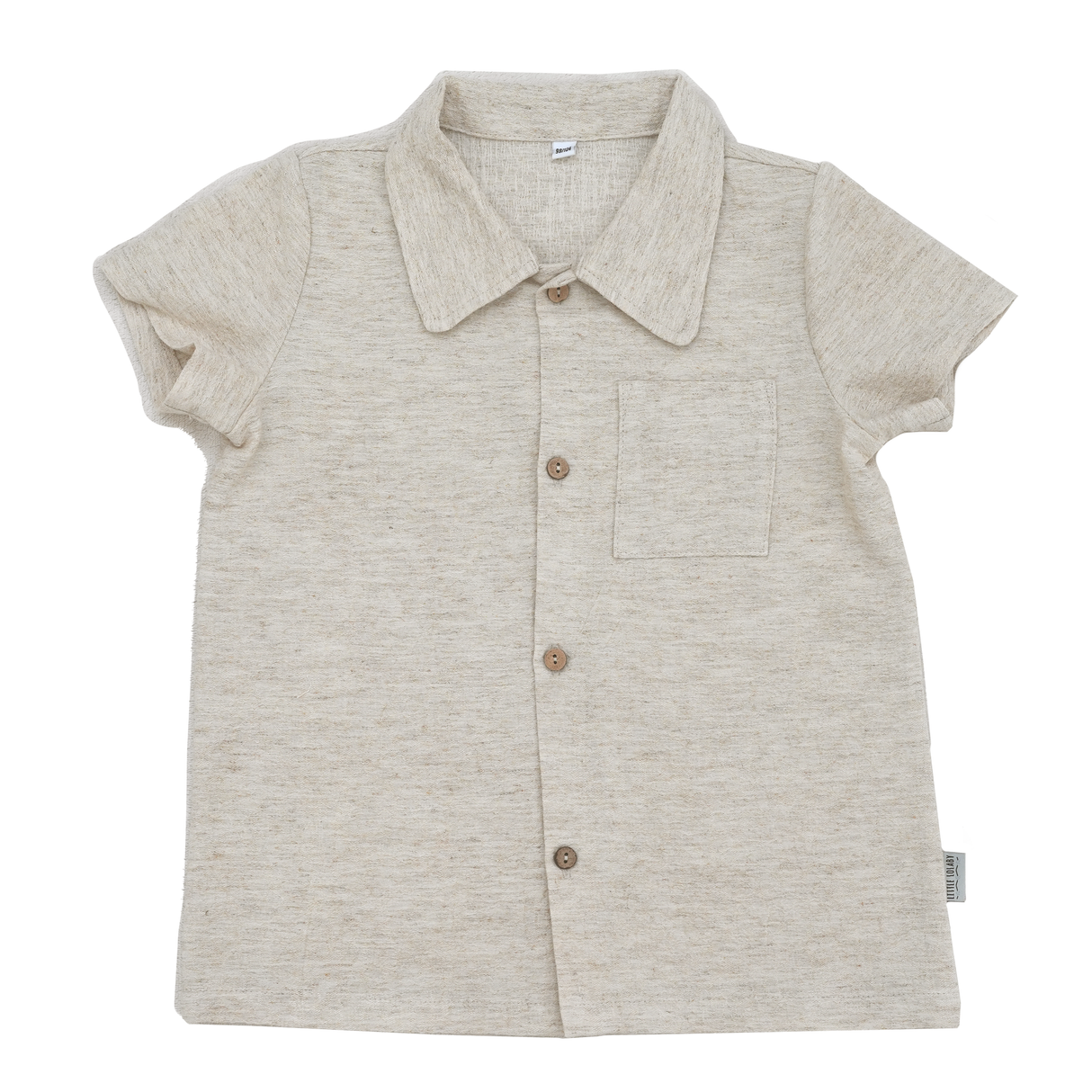 Blouse Shirt - Jacquard Linen