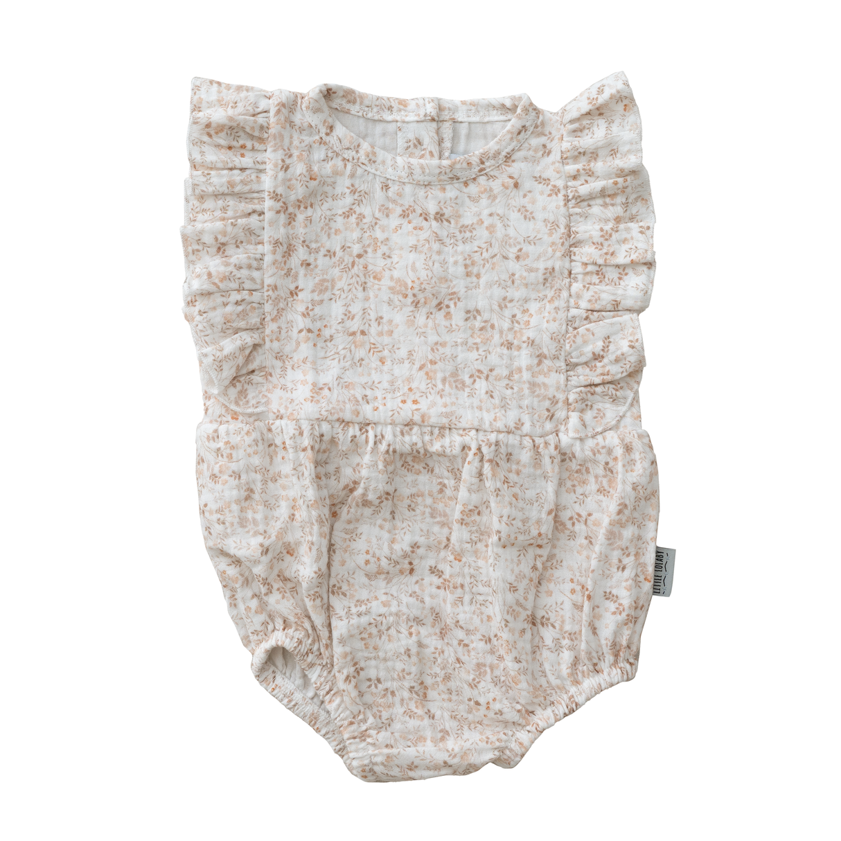 Bodysuit Ruffles - Wildflowers Beige