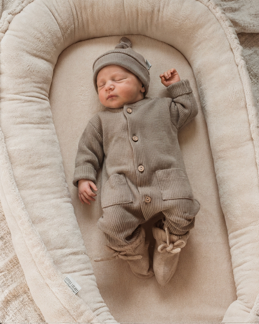 Boxpakje Gebreid - Taupe