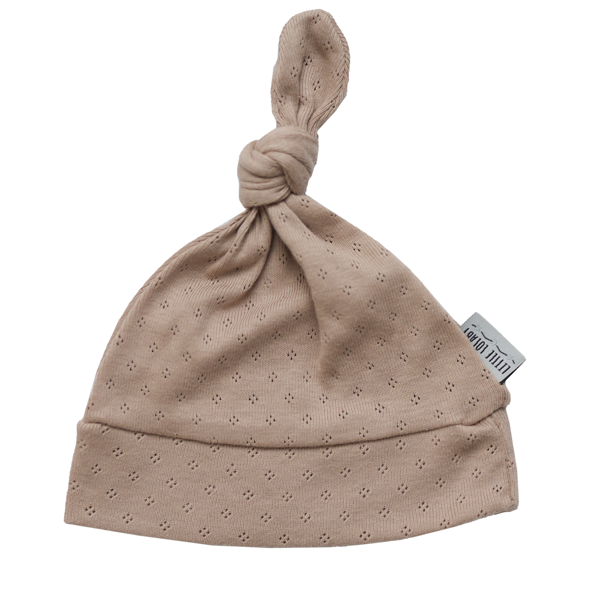 Knoopmuts Pointelle Taupe