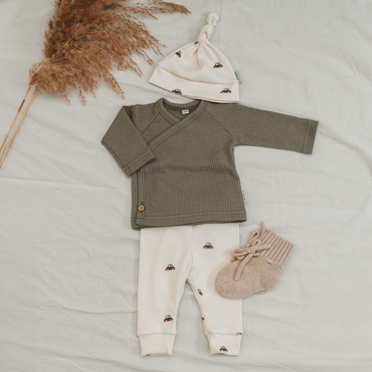 Newborn Muts + Broek - Cars