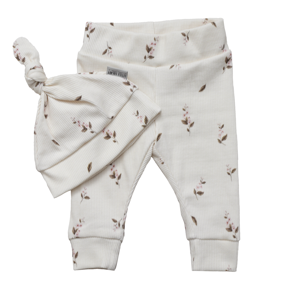 Newborn Muts + Broek - Soft Flowers