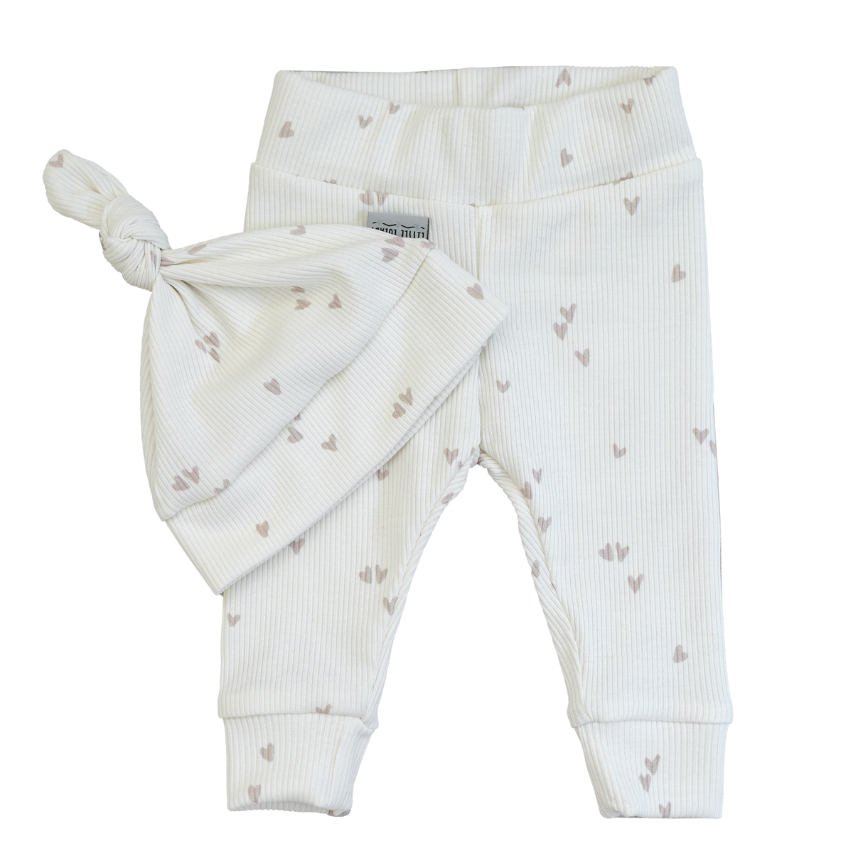 Newborn Muts + Broek - Little Hearts