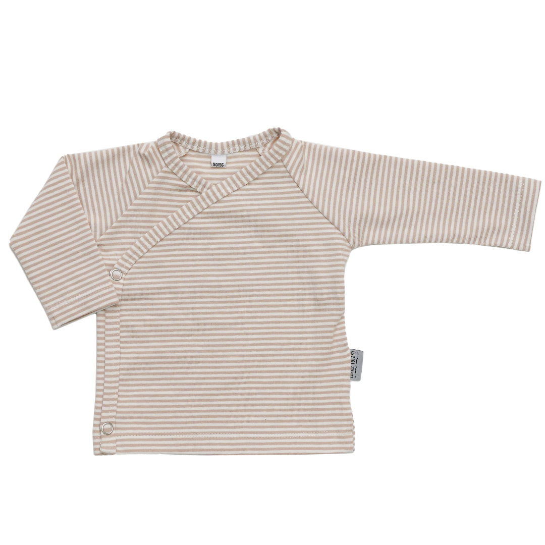 Overslagshirt Stripes - Sand