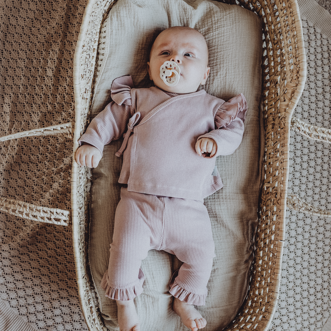 Legging Ruffle - Nude Pink