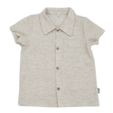 Blouse Shirt - Jacquard Linen