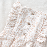 Bodysuit Ruffles - Wildflowers Beige