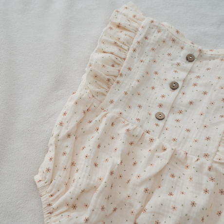 Bodysuit Ruffles - Starflower Natural