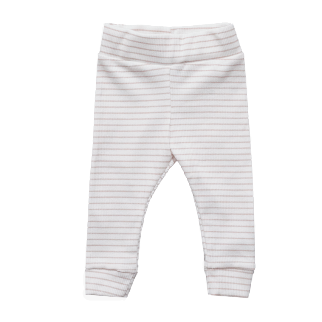 Legging Rib Stripes - Sand