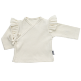 Overslagshirt Ruffle - Ecru