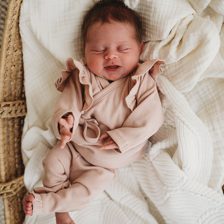 Overslagshirt Ruffle - Old Pink