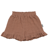 Short Embroidery - Peach