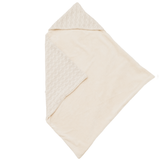 Wikkeldoek Cable Knit - Bamboekatoen Sand