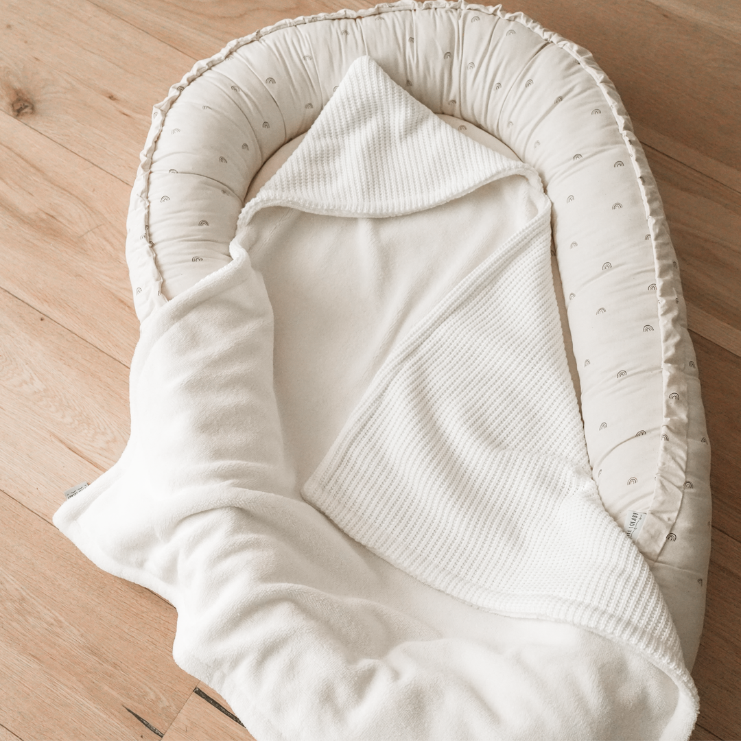 Wikkeldoek Knit - Bamboekatoen Ecru