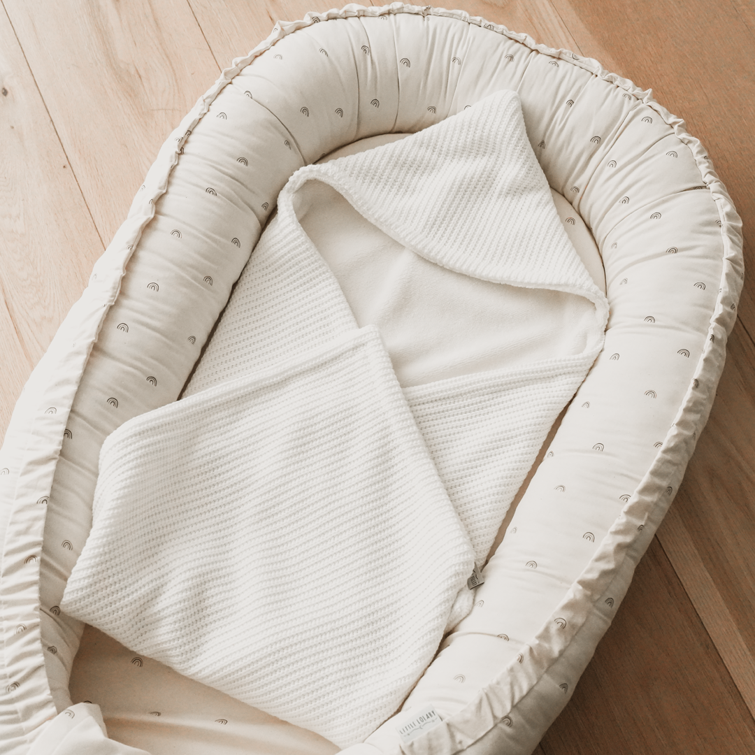 Wikkeldoek Knit - Bamboekatoen Ecru